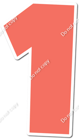 30" Individuals - Flat Coral