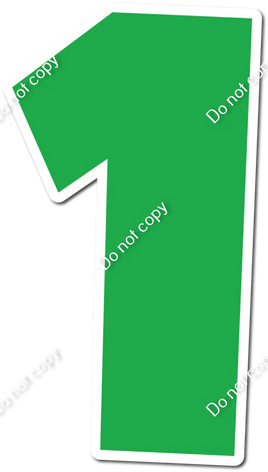 30" Individuals - Flat Green