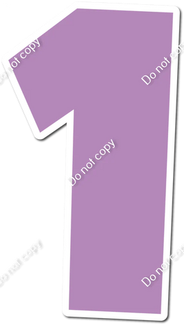 30" Individuals - Flat Lavender