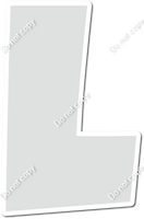 LG 23.5" Individuals - Flat Light Grey