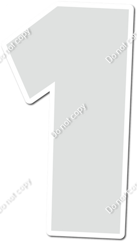 30" Individuals - Flat Light Grey