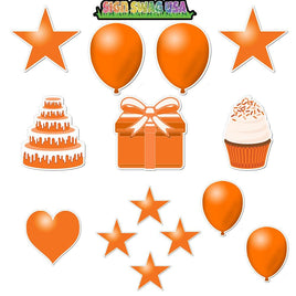 14 pc - Flair Set - Flat Orange