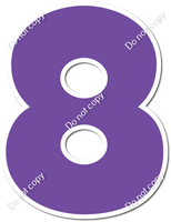 LG 23.5" Individuals - Flat Purple