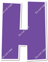 LG 23.5" Individuals - Flat Purple