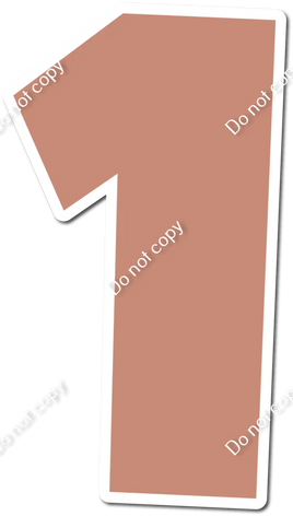 30" Individuals - Flat Rose Gold