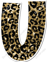 LG 12" Individuals - Sparkle Gold Leopard