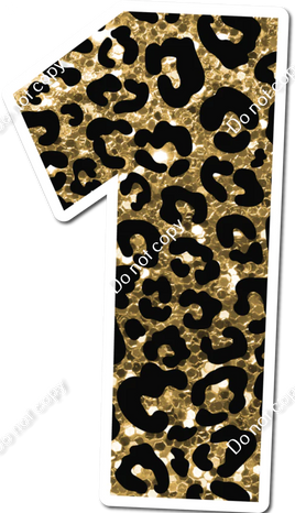 30" Individuals - Sparkle Gold Leopard