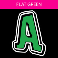 Flat - 12" GR 86 pc Alphabet Sets