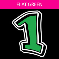 Flat - 23.5" GR Number Sets