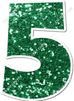 30" Individuals - Green Sparkle