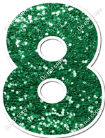 30" Individuals - Green Sparkle