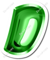 Foil 12" Individuals - Green Foil