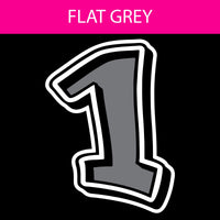 Flat - 23.5" GR Number Sets