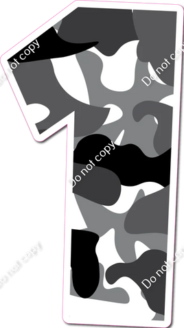 30" Individuals - Grey Camo