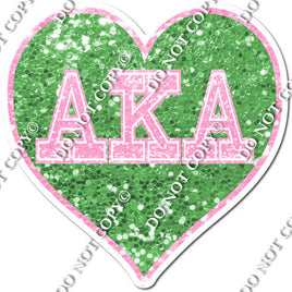 Baby Pink & Lime AKA Heart