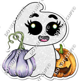 Ghost with Pumpkins w/ Variants