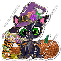 Black Cat, Pumpkin, Candy Bag w/ Variants