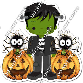 Frankenstein with Pumpkins