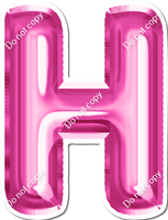 Foil 12" Individuals - Hot Pink Foil