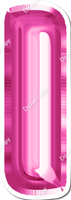 Foil 23.5" Individuals - Hot Pink Foil
