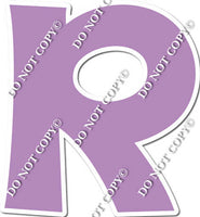 23.5" KG Individual Flat Lavender - Alphabet Pieces