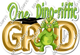 One Dinosaur Riffic Grad