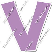23.5" KG Individual Flat Lavender - Alphabet Pieces