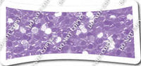 18" KG Individual Lavender Sparkle - Numbers, Symbols & Punctuation