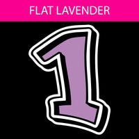 Flat - 23.5" GR Number Sets