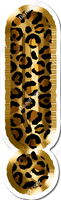 Foil 12" Individuals - Gold Leopard Foil