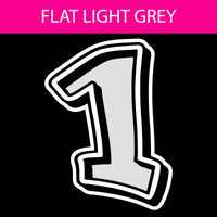 Flat - 23.5" GR Number Sets