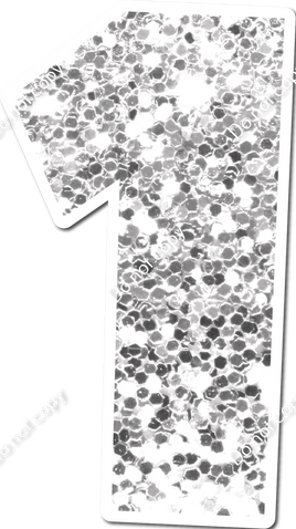 30" Individuals - Light Silver Sparkle