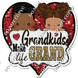 Grandkids Statement - Dark Skin Tone - w/ Variants