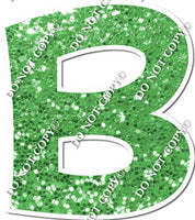 23.5" KG Individual Sparkle Lime - Alphabet Pieces