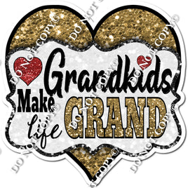 Grandkids Heart Statement - No Kids - w/ Variants