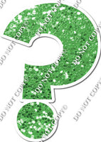 23.5" KG Individual Sparkle Lime - Numbers, Symbols & Punctuation