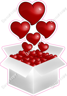 Mini - White Box w/ Hearts w/ Variant