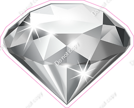 Mini - White Gemstone w/ Variant