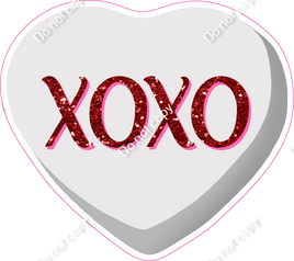 Mini - XOXO Conversation Heart w/ Variant