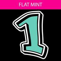 Flat - 23.5" GR Number Sets
