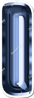 Foil 23.5" Individuals - Navy Blue Foil