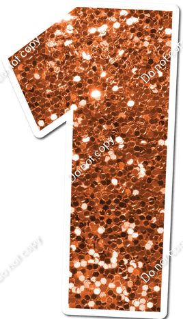 30" Individuals - Orange Sparkle