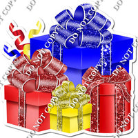 Blue, Red, & Yellow Present Bundle