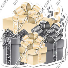 Silver & Champagne Present Bundle