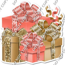 Gold & Coral Present Bundle