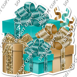 Gold & Teal Present Bundle
