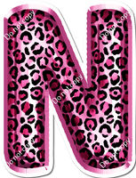 Foil 12" Individuals - Pink Leopard Foil