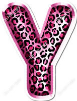 Foil 23.5" Individuals - Pink Leopard Foil