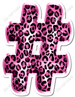 Foil 12" Individuals - Pink Leopard Foil