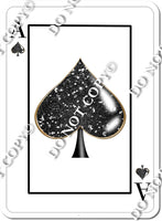 Ace of Spades Playing Card w/ Variants